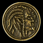 Elven Forged Legendary Gold Coin
