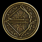 Elven Forged Legendary Gold Coin