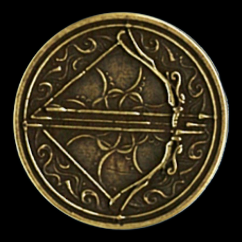Elven Forged Legendary Gold Coin
