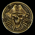Pirate Forged Legendary Gold Coin
