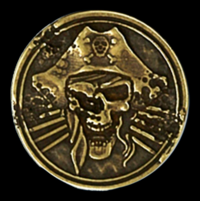 Pirate Forged Legendary Gold Coin