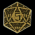 Gold Piece Units Legendary Coin - Gold (5)