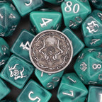 Tome of Nature (Druid) - 10 Dice Polyset / Coin / Dice Tray