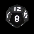 HALF PRICE CLEARANCE TDSO Metal Spectrum Black Metal Finish D12 Dice