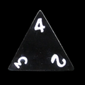 HALF PRICE CLEARANCE TDSO Metal Spectrum Black Metal Finish D4 Dice