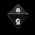 HALF PRICE CLEARANCE TDSO Metal Spectrum Black Metal Finish D8 Dice