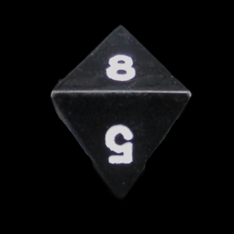 HALF PRICE CLEARANCE TDSO Metal Spectrum Black Metal Finish D8 Dice