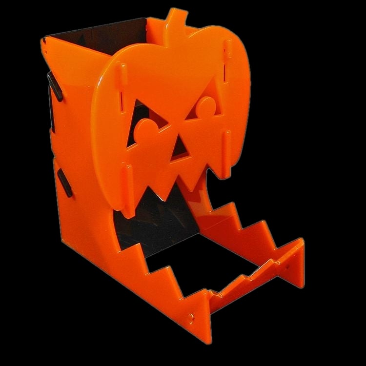 Litko Acrylic Dice Tower Pumpkin Jack-O-Lantern
