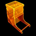 Litko Acrylic Dice Tower Fluorescent Orange - GMG084-FLO