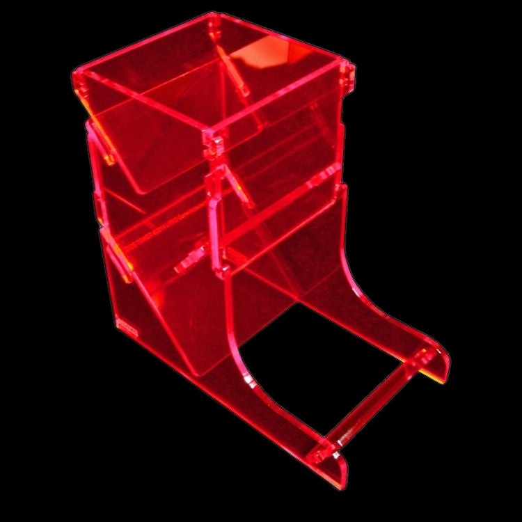 Litko Acrylic Dice Tower Fluorescent Pink - GMG084-PNK