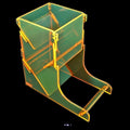 Litko Acrylic Dice Tower Fluorescent Yellow - GMG084-FLY