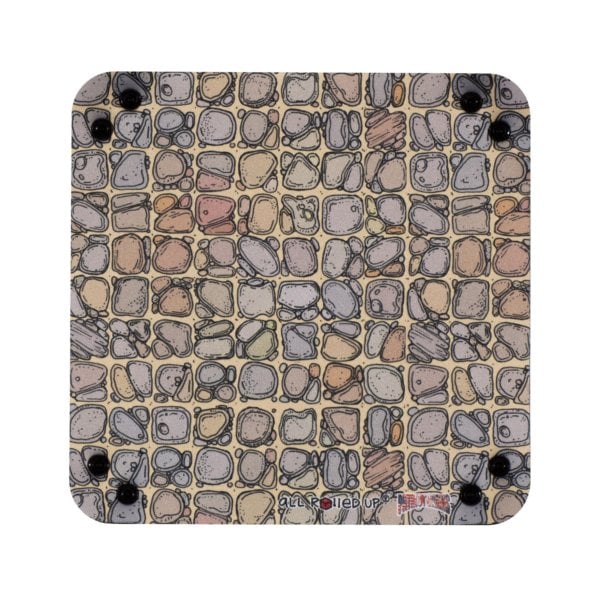 Folding Dice Tray - Flagstone - Sand