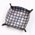 Folding Dice Tray - Tile - Blue