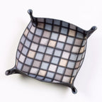 Folding Dice Tray - Tile - Blue