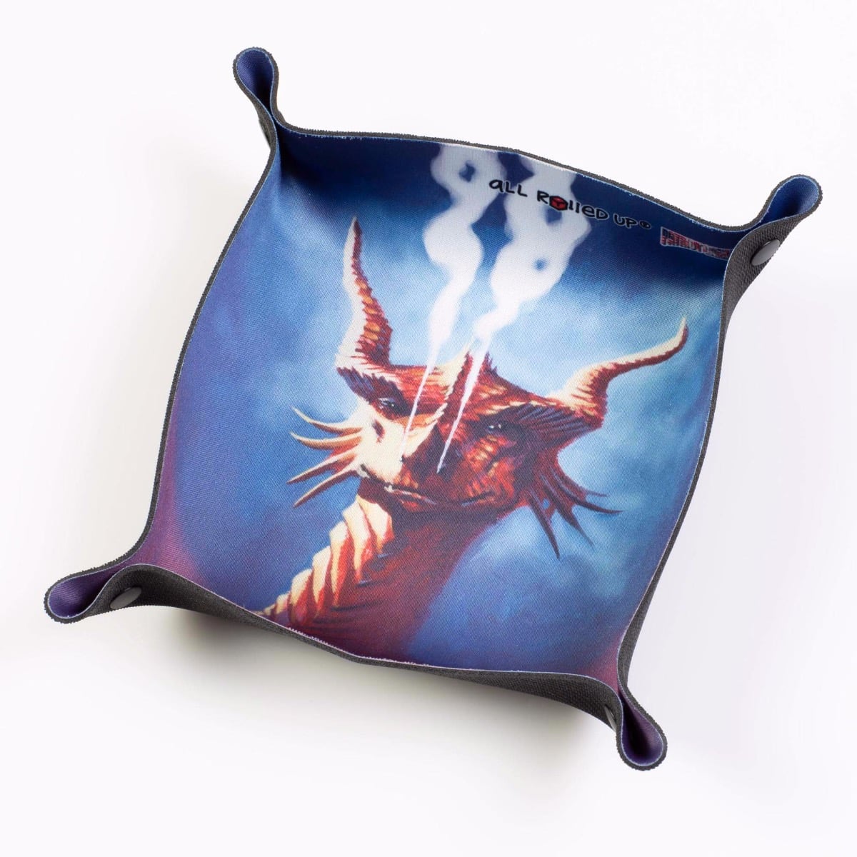 Folding Dice Tray - Dragon - Smoulder