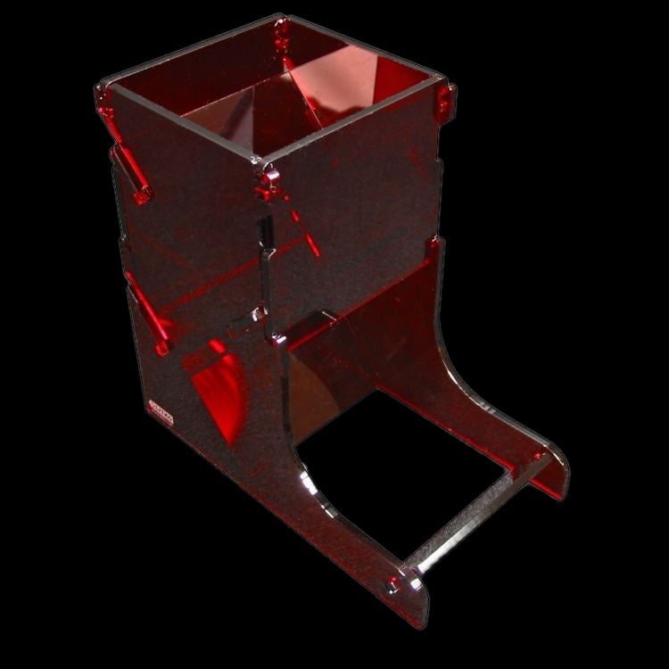 Litko Acrylic Dice Tower Translucent Red - GMG084-TRD