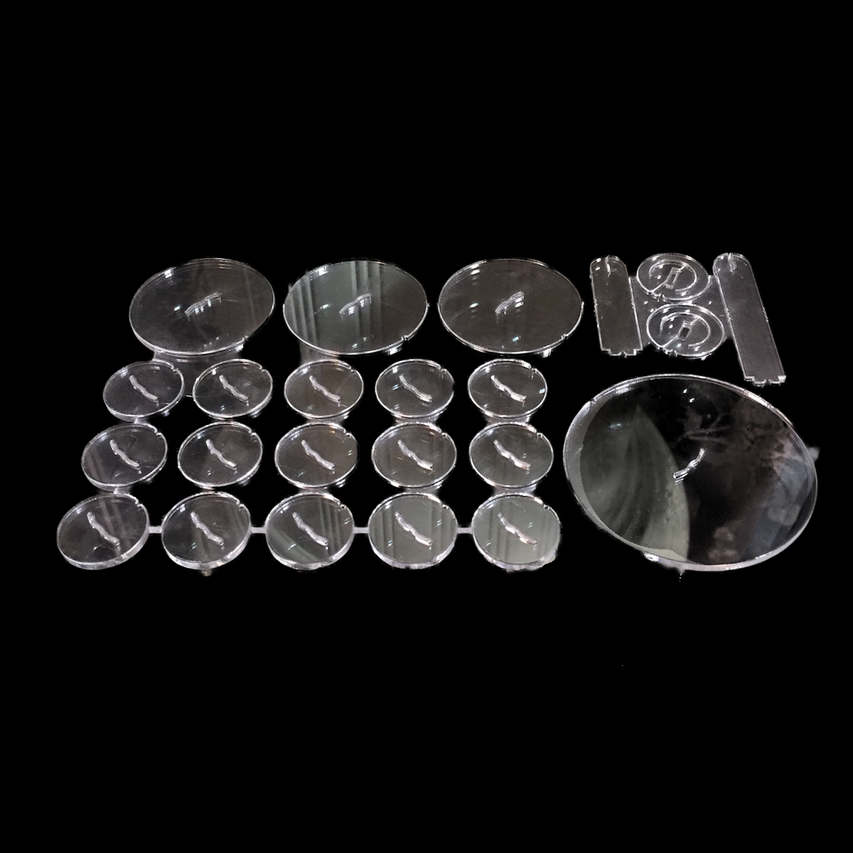 ArcKnight Flat Plastic Miniatures - Supermix - Extra Bases x 20
