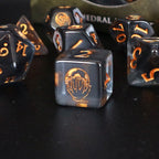 Dice Tomes Game Master 7 Dice Polyset + Coin