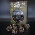 Dice Tomes Game Master 7 Dice Polyset + Coin