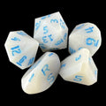 GameScience Blue Opal & Blue Ink Zocchi D3 D5 D14 D16 D24 Dice Set