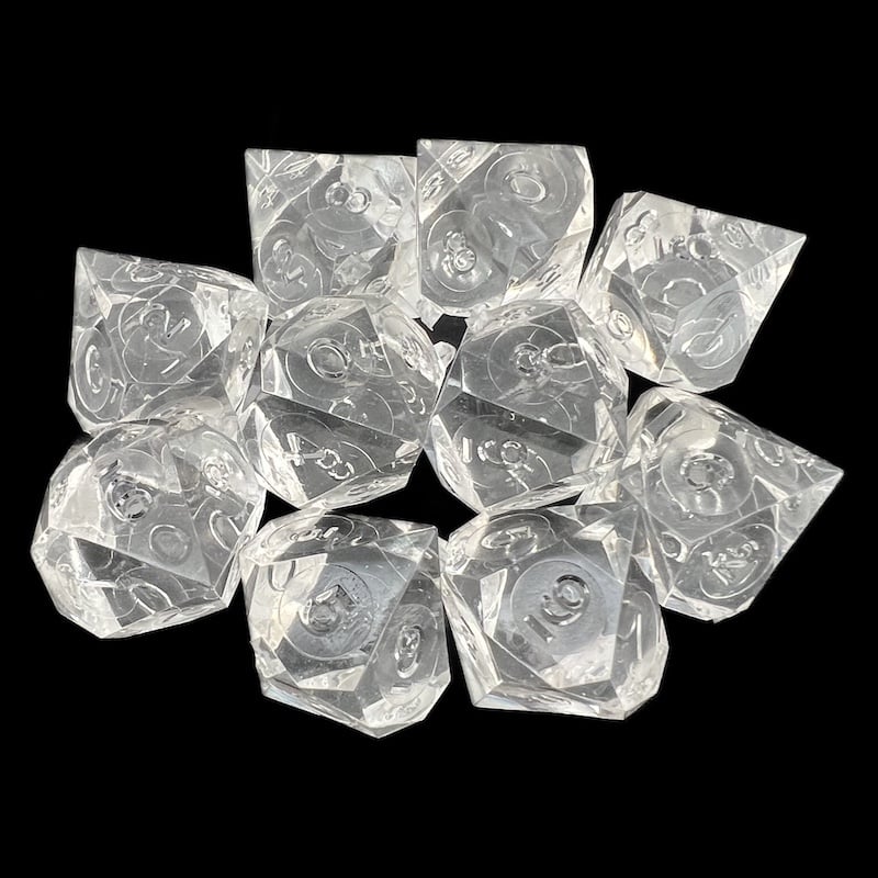 GameScience Gem Diamond 10 x D10 Dice Set