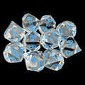 GameScience Gem Diamond & Blue Ink 10 x D10 Dice Set