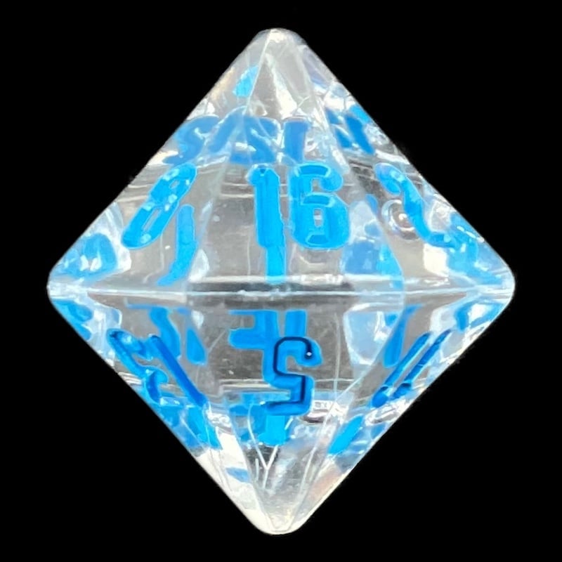 GameScience Gem Diamond & Blue Ink D16 Dice