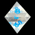 GameScience Gem Diamond & Blue Ink D8 Dice