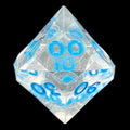GameScience Gem Diamond & Blue Ink Percentile Dice