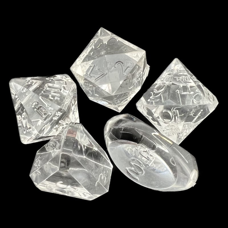 GameScience Gem Diamond Zocchi D3 D5 D14 D16 D24 Dice Set