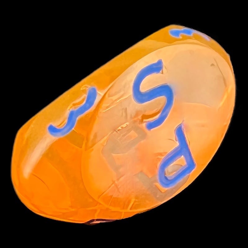 GameScience Gem Fire Sunstone & Blue Ink D3 Dice