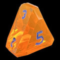 GameScience Gem Fire Sunstone & Blue Ink D5 Dice