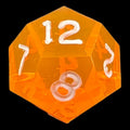 GameScience Gem Fire Sunstone & White Ink D12 Dice
