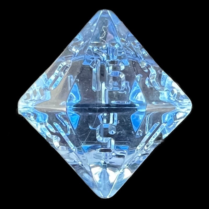 GameScience Gem Ice Blue Moonstone D16 Dice