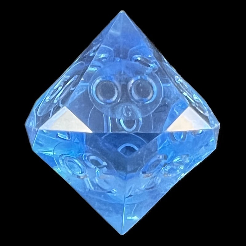 GameScience Gem Ice Blue Moonstone Percentile Dice