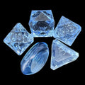 GameScience Gem Ice Blue Moonstone Zocchi D3 D5 D14 D16 D24 Dice Set