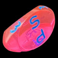 GameScience Gem Laser Red Rubellite & Blue Ink D3 Dice