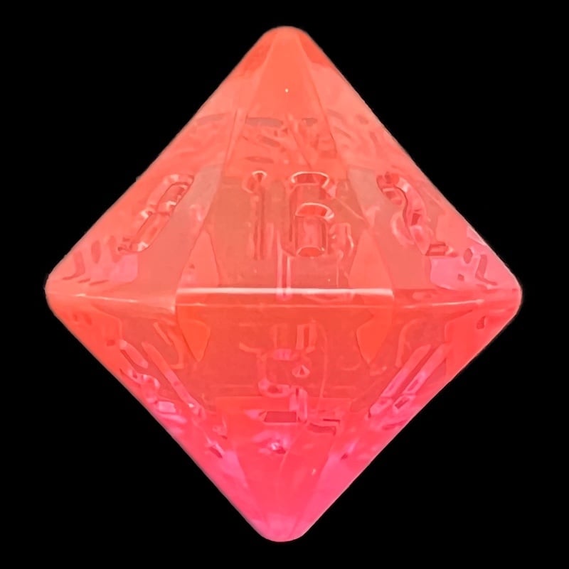 GameScience Gem Laser Red Rubellite D16 Dice
