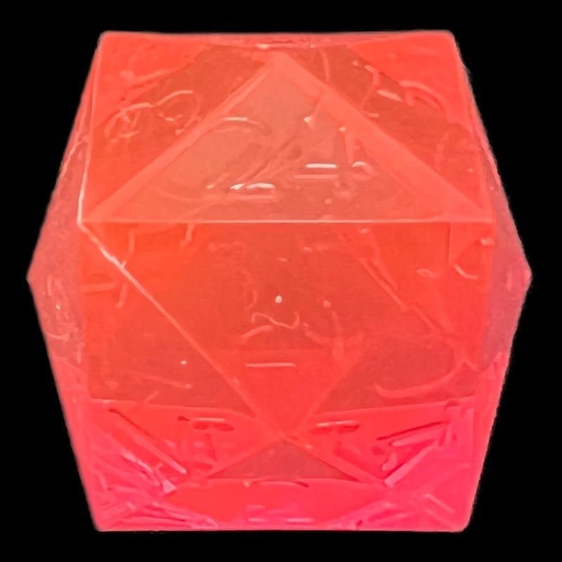 GameScience Gem Laser Red Rubellite D24 Dice