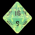 GameScience Gem Laser Yellow Peridot & Black Ink D16 Dice