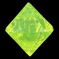 GameScience Gem Laser Yellow Peridot D14 Dice