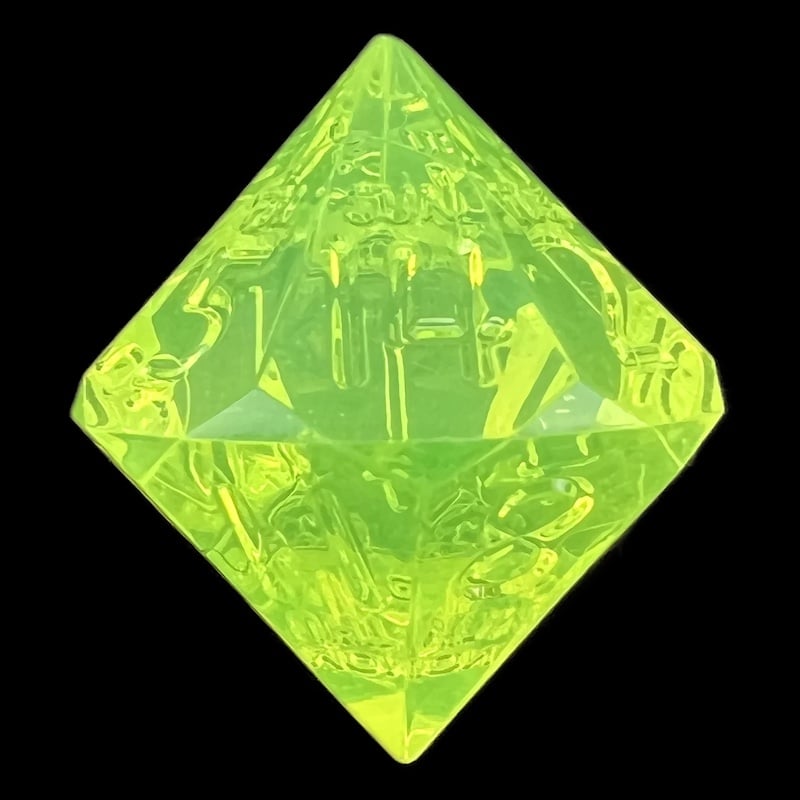 GameScience Gem Laser Yellow Peridot D14 Dice
