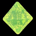 GameScience Gem Laser Yellow Peridot D16 Dice