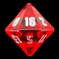 GameScience Gem Ruby & White Ink D16 Dice