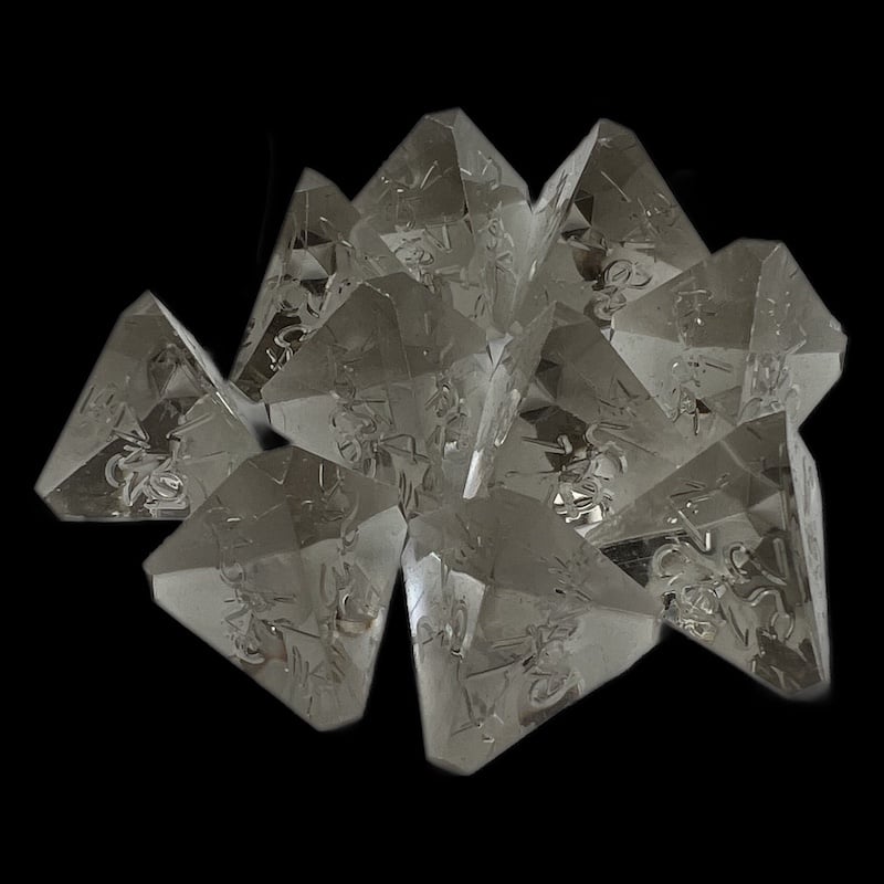 CLEARANCE GameScience Gem Smoke 10 x D4 Dice