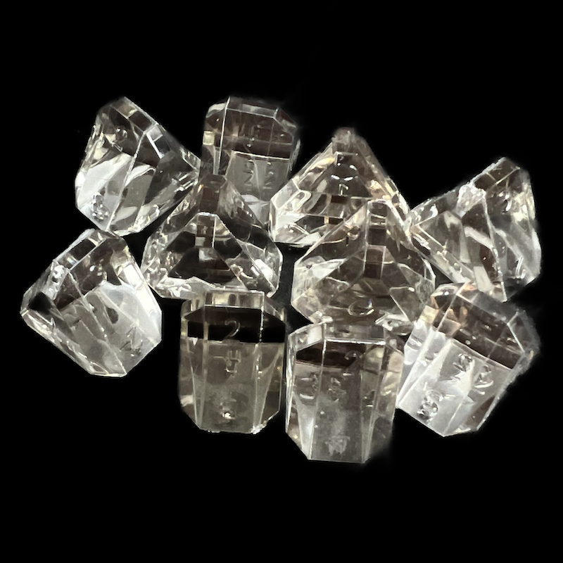 CLEARANCE GameScience Gem Smoke 10 x D5 Dice