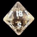 GameScience Gem Smoke Quartz & White Ink D16 Dice