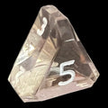 GameScience Gem Smoke Quartz & White Ink D5 Dice
