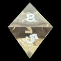 GameScience Gem Smoke Quartz & White Ink D8 Dice