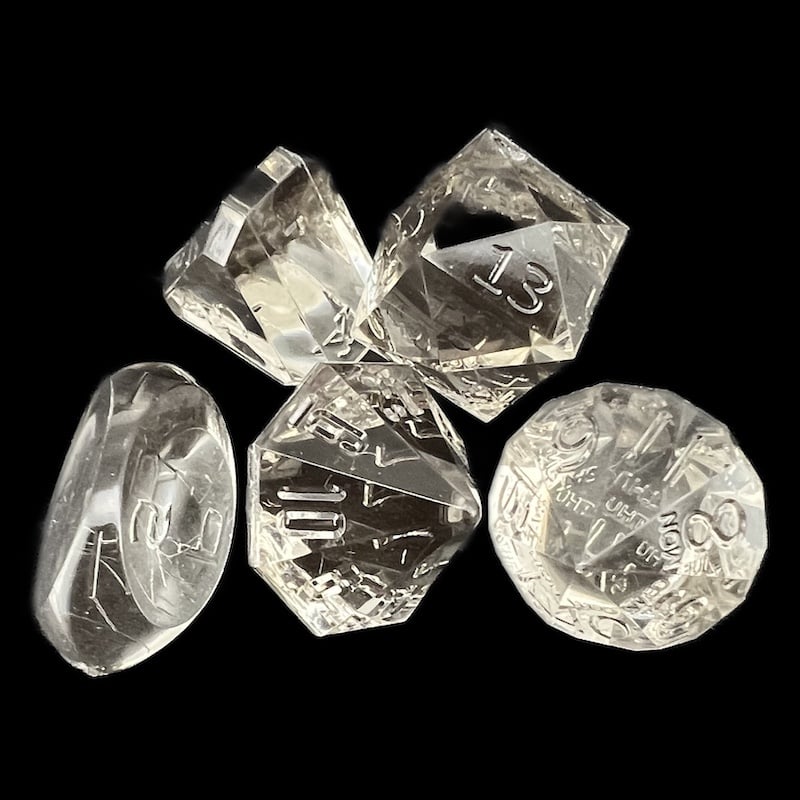 GameScience Gem Smoke Zocchi D3 D5 D14 D16 D24 Dice Set